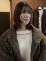 チャプター 問屋町(chapter)&nbsp;ケアカラーブリーチなしベージュミディアム顔まわりレイヤー