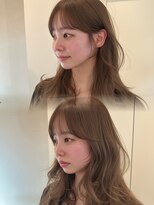 アンカーバイナチュラル(anchor by natural) 韓国風/レイヤー/前髪カット/オリーブ/透明感/ハッシュカット