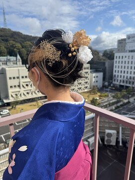 ビアージュ(Viage) #卒業式 #袴 #着付け #ヘアアレンジ #ヘアセット