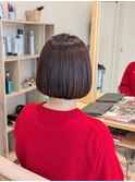 《HAIRZ》林真紀　ミニボブとチョコレートブラウン