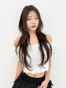 レミエ ダイカンヤマ(lemiie) 艶のあるブラウンカラー×ハイレイヤー×ハッシュカット