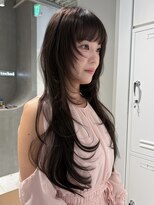 テクネ 天神大名(techne)&nbsp;天神大名レイヤーカット大人レイヤーくびれヘアロング今泉