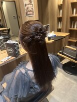 ソルビア ヘアセット(solvia)&nbsp;カチモリハーフアップ