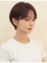 髪質改善サロン WE BE PARSLEY atre 川越店【ウィービーパセリアトレ】&nbsp;骨格補正小顔ショートボブ/丸みシルエット/耳掛けショート
