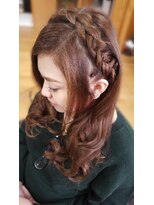 エクステンション クーチャー(Extention Cu'cha)&nbsp;編み込みカチューシャ♪ ハーフアップ