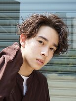 フィフス(fifth)&nbsp;かき上げヘアソフトツーブロックスパイラルパーマツイストパーマ