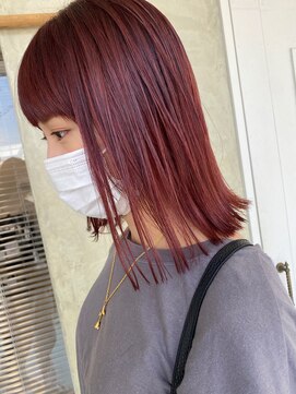 ナイーブヘアデザイン(NAiVE HAIR DESIGN) 【NAiVE hair】パープルBOB