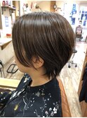 ハイベージュ ショートスタイル