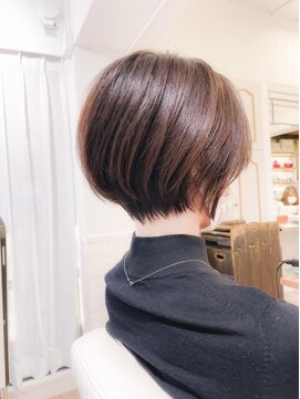 ネオリーブアイム 横浜西口店(Neolive aim) 大人可愛い束感　くびれベージュ丸みショートボブ【近藤】横浜