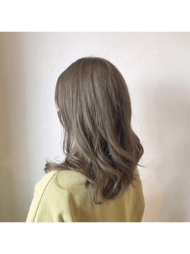 クレエ ヘアー デザイン(creer hair design) 透明感アッシュベージュ韓国巻きレイヤーパーマ大人可愛い20代