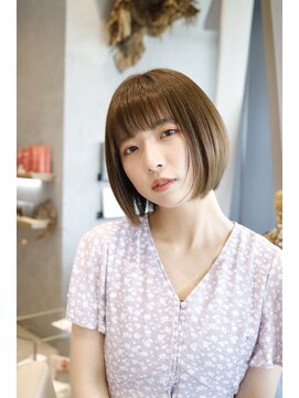 エムスラッシュ みなとみらい馬車道店(M SLASH) M.SLASH馬車道/シースルーアクア/ボブ