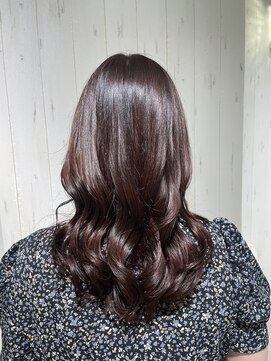 ラ ブランシュ 大宮(La Blanche) ボブ/カーキグレージュ/大人かわいい/フェザーバング/大宮