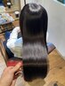 (美髪ストレートに)　縮毛矯正＋抗酸化髪質改善TR　￥25200→￥24000