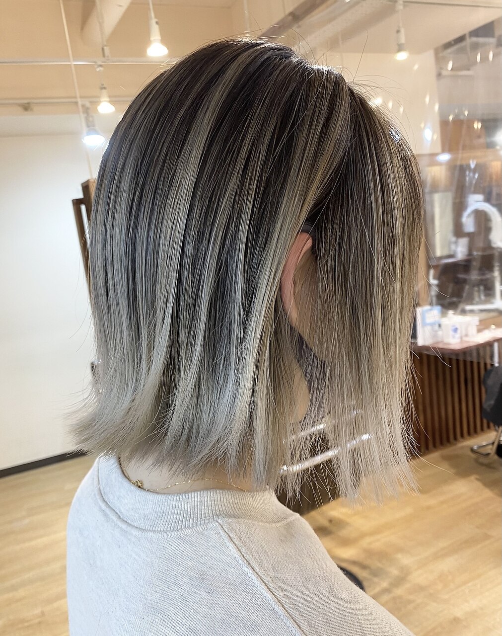 【志鎌限定】白髪ぼかしデザインカラー＋カット＋1stepトリートメント◎ 