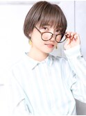 大人可愛い小顔美髪ツヤ髪シアーグレージュ横顔美人A20