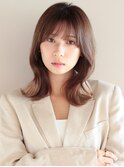【小川華奈】20代30代40代ミディアムナチュラルくびれ