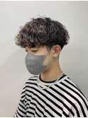 【波巻きパーマ】ツーブロック/刈り上げマッシュ