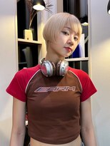 ケプカ(KEPKA)&nbsp;ハンサムショート　ホワイトブロンド