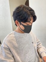 ダブル(W) メンズ/カルマショート/黒髪/艶髪