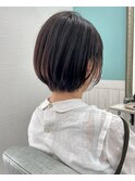 大人可愛い30代40代50ショートボブショート丸みショート