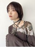 グレーベージュ/前髪パーマ/ウルフカット/髪質改善