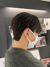 モッズヘア 仙台長町店(mod's hair) 【滝口】センターパート ダウンパーマ