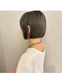 【&ONE 自由が丘】ミニボブ×アッシュグレージュ