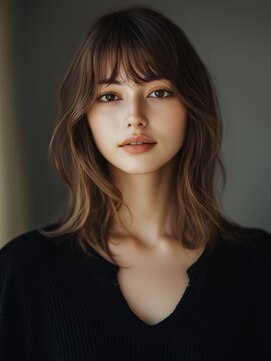 アルトリスト(Altruist Aging×HAIR&SPA) ★暗めカラーグランマッシュフェイスフレーミングデザインカラー