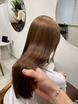 グラフ 立川(Graph.) ブリーチなしダブルカラー Aujua髪質改善トリートメント