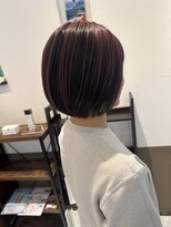 レオ(LEO)&nbsp;ボブショート　アンブレラ　ピンクカラー