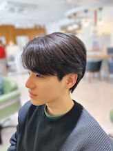 ハロ ハッピーヘアライフ 長居店(Halo happyhairlife) 韓国風シースルーマッシュ【ROKI】
