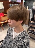 メンズミルクティーベージュ/メンズカラー/ブリーチカラー