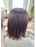 カラーand表面のみ細めハイライト（白髪ぼかし含む）￥9900～