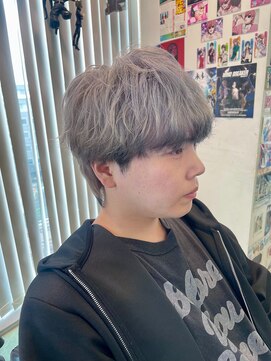 トーキョー オタクヘアー(TOKYO OTAKU HAIR) ホワイトシルバー/エンドカラー/メンズカラー
