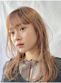 渋谷ミルクティーベージュハイトーンカラーヘーゼルベージュ30代
