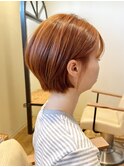 20代、カラーで遊ぶショートボブ