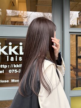 クンクンルーホーライシー(KUN KUN LU HO laishi) ブリーチ無し透明感グレージュ