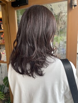 マーブル ヘアー(marble hair) 秋×ピンクラベンダー