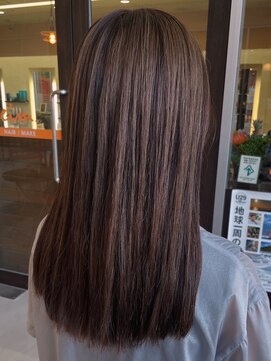 エイム ヘアメイク 横川店(eim HAIR MAKE) ブラウン