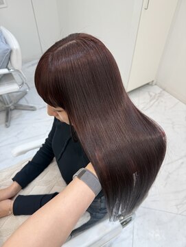 アイユー(ii+U) カシスレッド　艶髪カラー