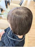 50代60代　大人女性の魅せる白髪ぼかし