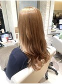 やわらかく透ける、ミルクティーベージュ