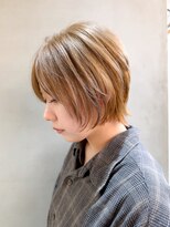 ロンドアジュール 横浜(Lond azur)&nbsp;☆ くすみベージュ/ショート/前髪/レイヤー/髪質改善/横浜