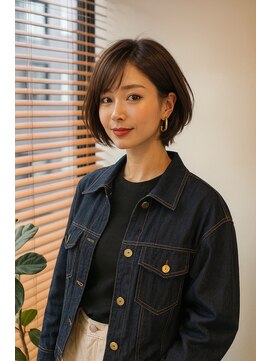 コポル(Copol) まわりと差がつく大人ショート×アッシュベージュ