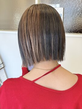 ボブ/ブロックカラー