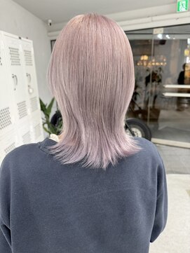 シック(CHIC) デザインカラー/ラベンダーグレー/ハッシュカット