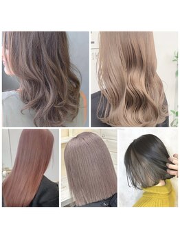 ライズヘア サニー(RIZE HAIR SUNNY)の写真/【透明感・ツヤ感がほしい方は必見】ブリーチなしダブルカラーでもオシャレが楽しめる♪