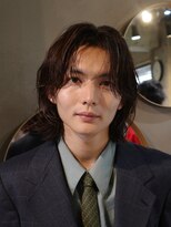 キュー(Cue_) メンズボブサーフカールミディアムパーマジョンハンカット
