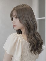 ジールサロン つくば本店&nbsp;【透明感たっぷり】オリーブアッシュ／10代20代30代