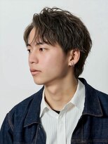 ルースト 南堀江店(ROOST) MEN’S/リバースセンターパート/ニュアンスパーマ/南堀江